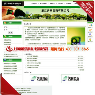 其他网络服务-企业网网站制作 上海网站设计 推广 医药行业营销型网站建设-其.
